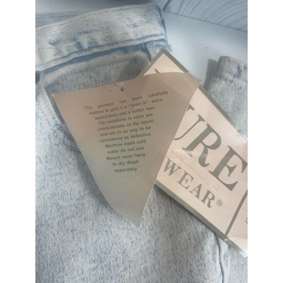 Pure Brand Vintage Old Stock New Acid Washed 80s Mom Jeans Size 7 - Picture 10 of 12